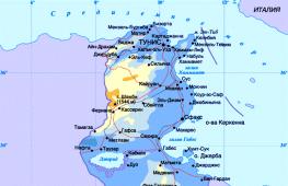 Карта курорта джерба, тунис - расположение отелей